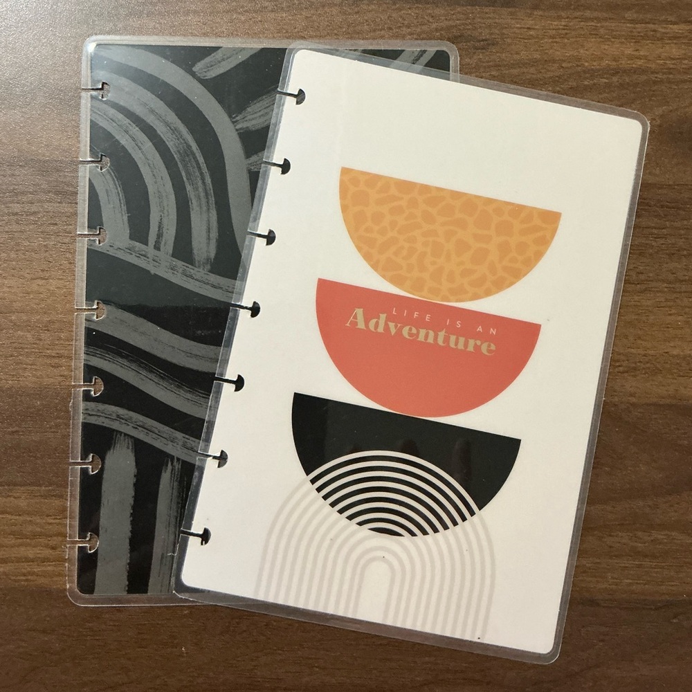 Happy Planner Adventure Themed Planner - Orange, Black, Gold